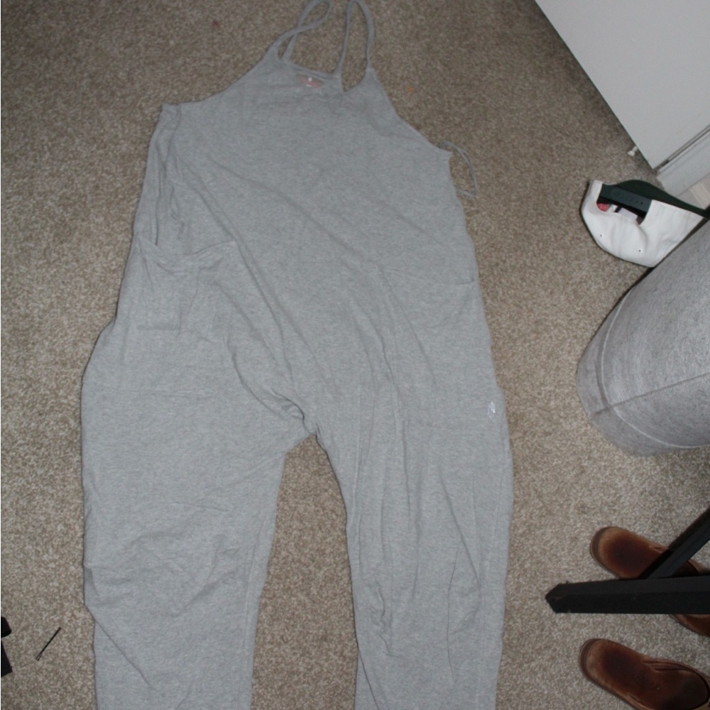 Gray Sleeveless Jumpsuit FREE PEOPLE